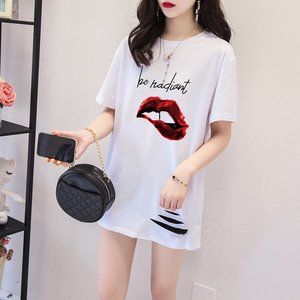 2021 new all-match short T-shirt